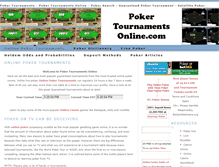 Tablet Screenshot of pokertournamentsonline.com